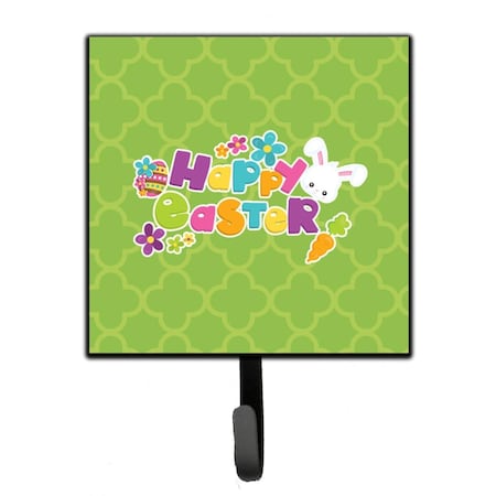 Carolines Treasures Happy Easter Green Quatrafoil Leash or Key Holder BB6900SH4